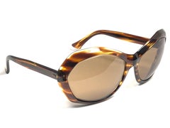 Pierre Marly - Lunettes de soleil surdimensionnées, avant-gardistes, nickelées, rares, vintage, état neuf, années 1960