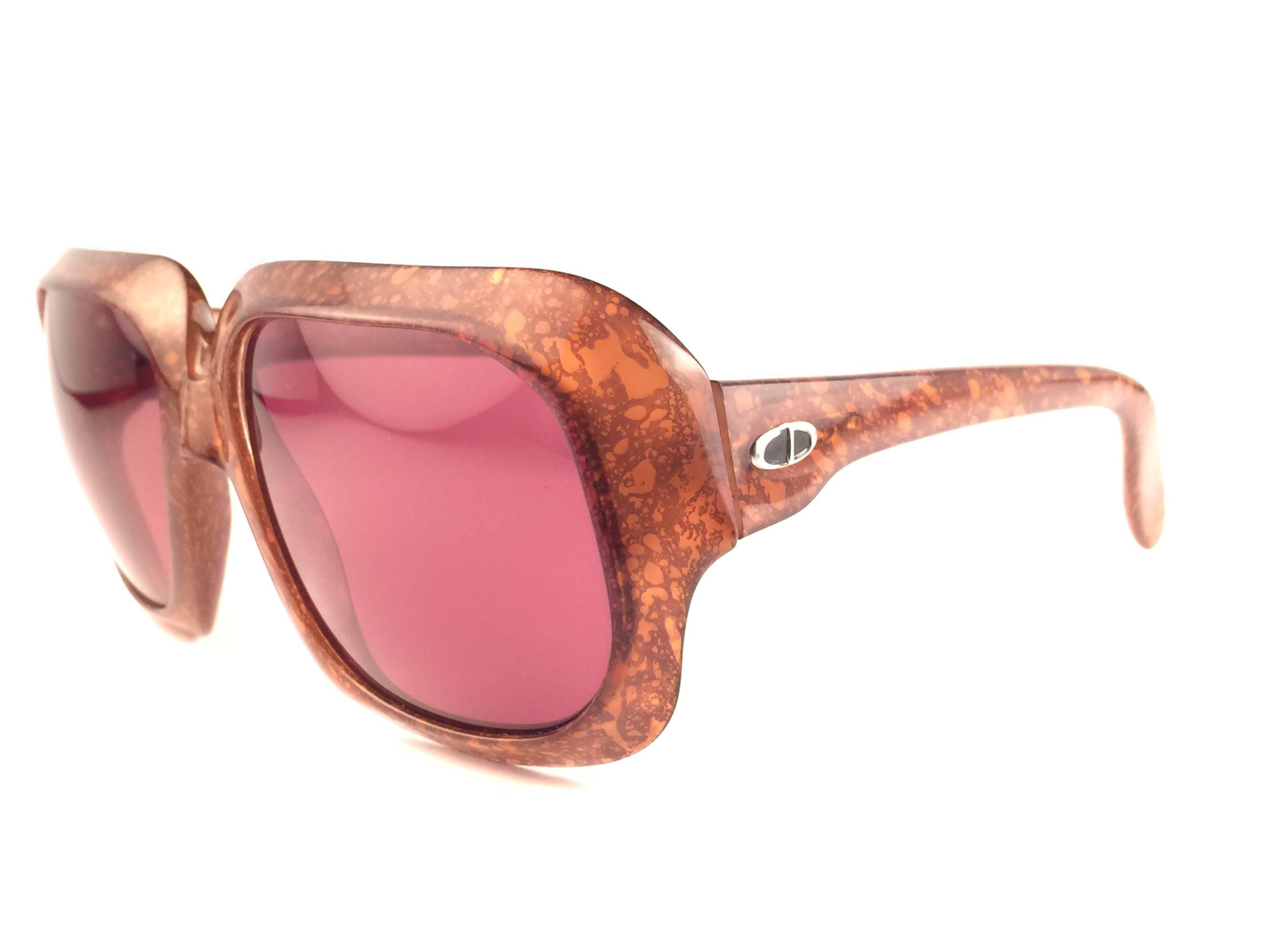 New Vintage Christian Dior Monsieur 2024 11 Optyl Oversized 1970 Sunglasses In New Condition In Baleares, Baleares