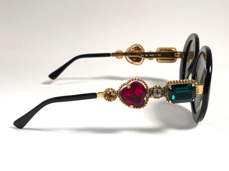 Moschino By Persol M253 Vintage Black Jewelled Lady Gaga  display picture 1