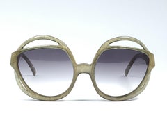 New Vintage Christian Dior 2027 60 Green Jasped Optyl Sunglasses