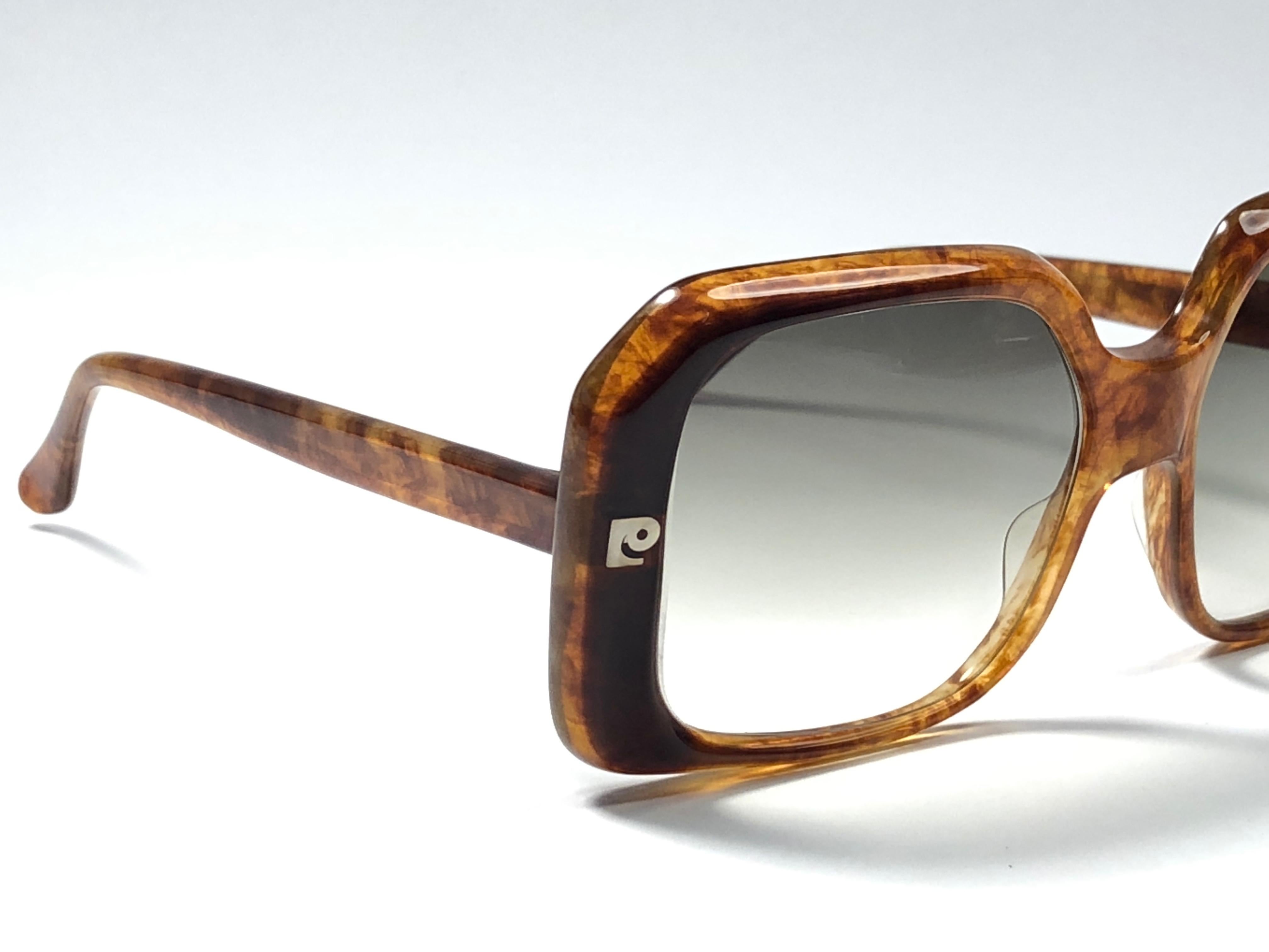 Women's or Men's Vintage Pierre Cardin Tortoise Medium Gradient Lens 1960's Sunglasses