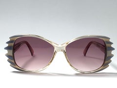 New Vintage Rare Pierre Marly " Rush " Small Avantgarde 1960 Sunglasses
