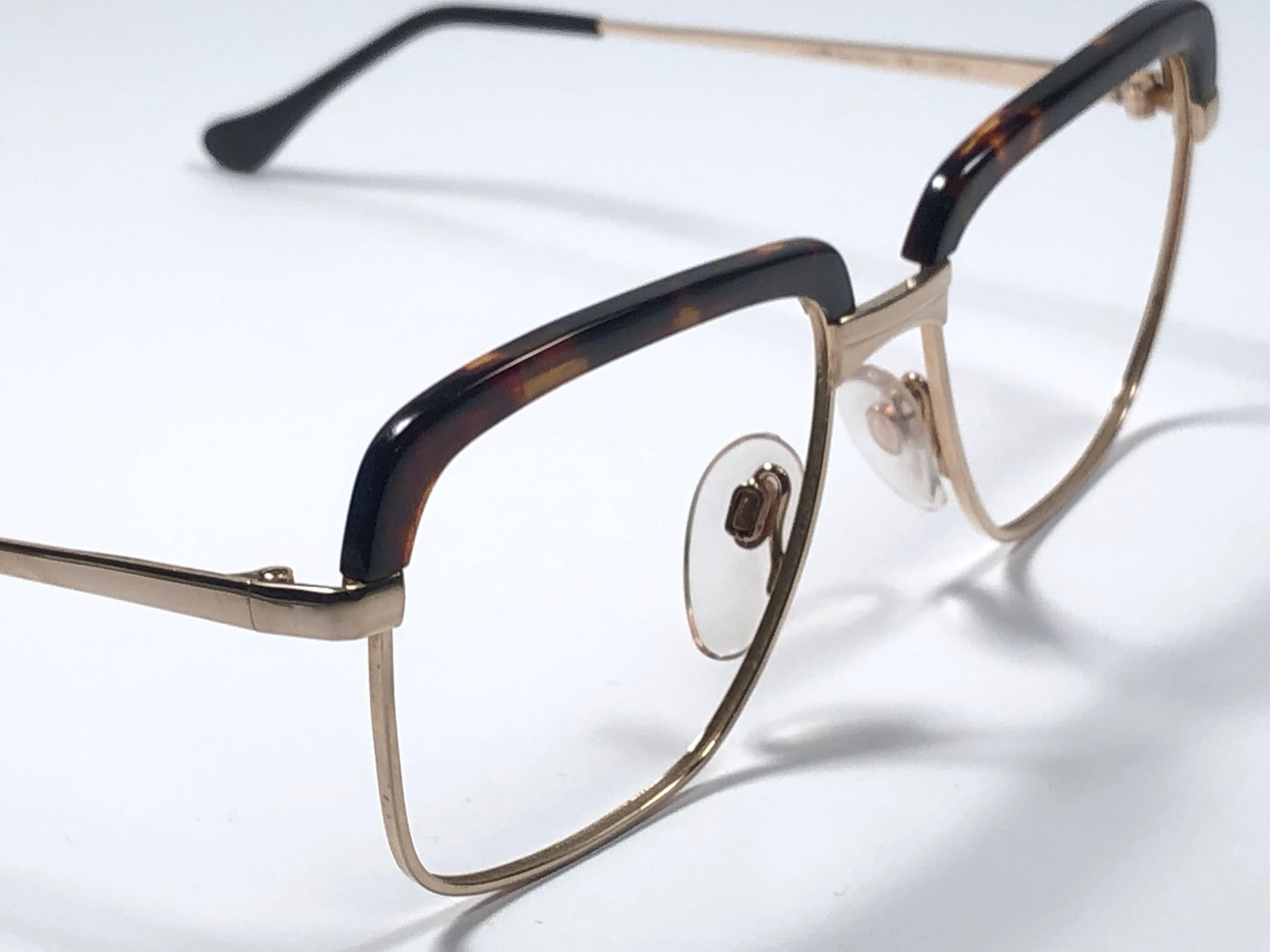 Women's or Men's Vintage Köln Optik Genuine Tortoiseshell & Gold Frame RX Reading Koln Glasses