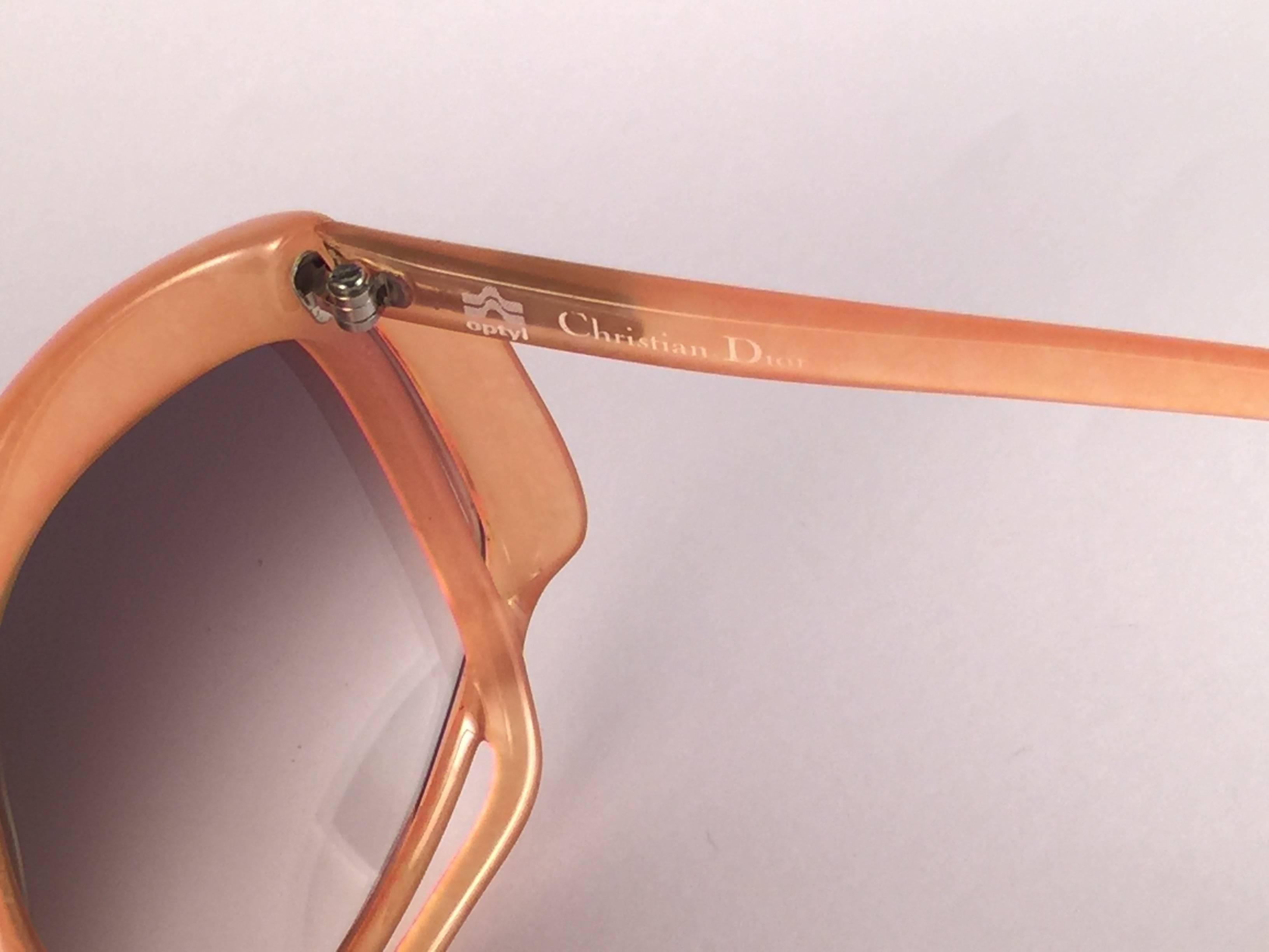 Brown New Vintage Christian Dior 2026 30 Tangerine Optyl Sunglasses Germany For Sale