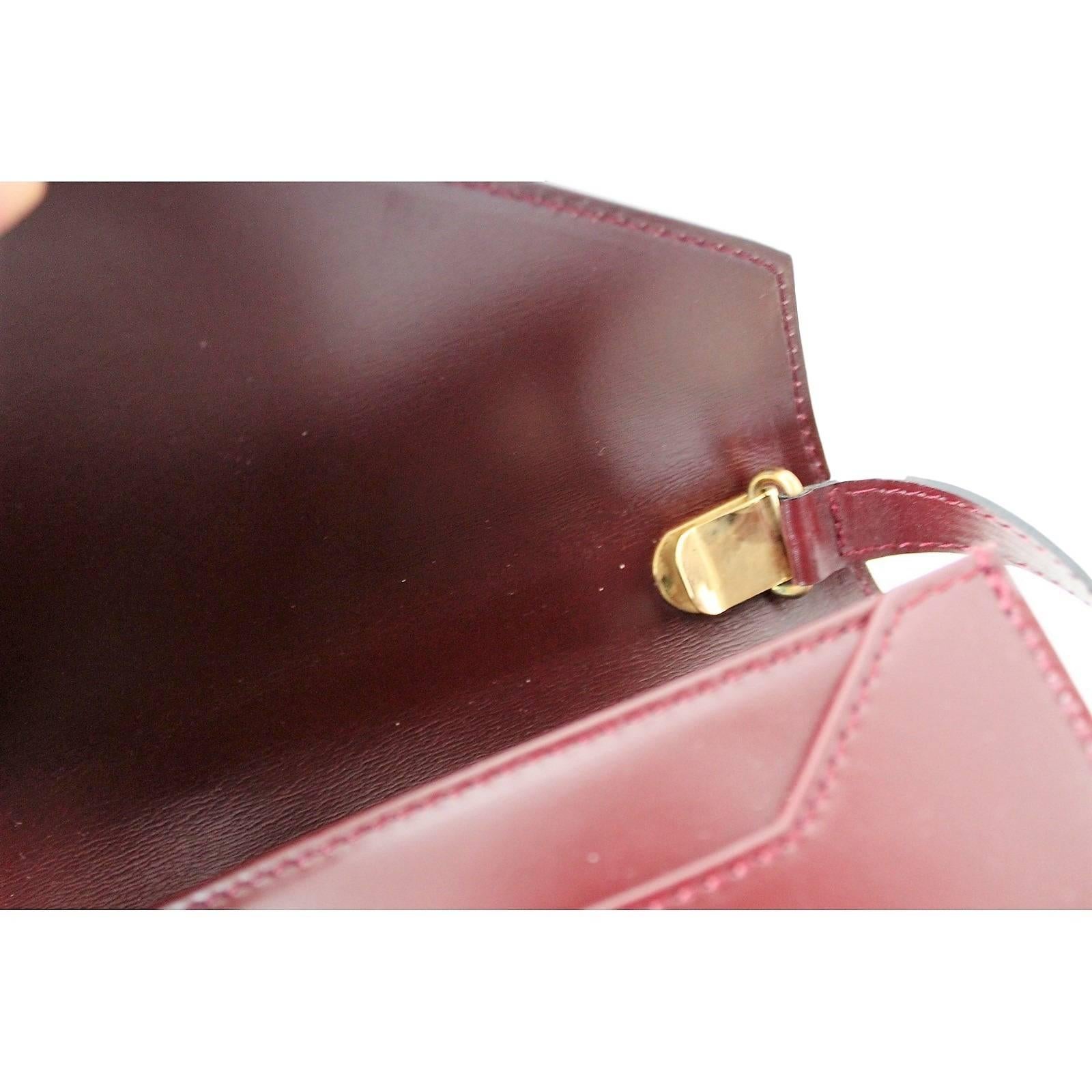Fendi Brown Leather Shoulder Bag 1970s vintage 3