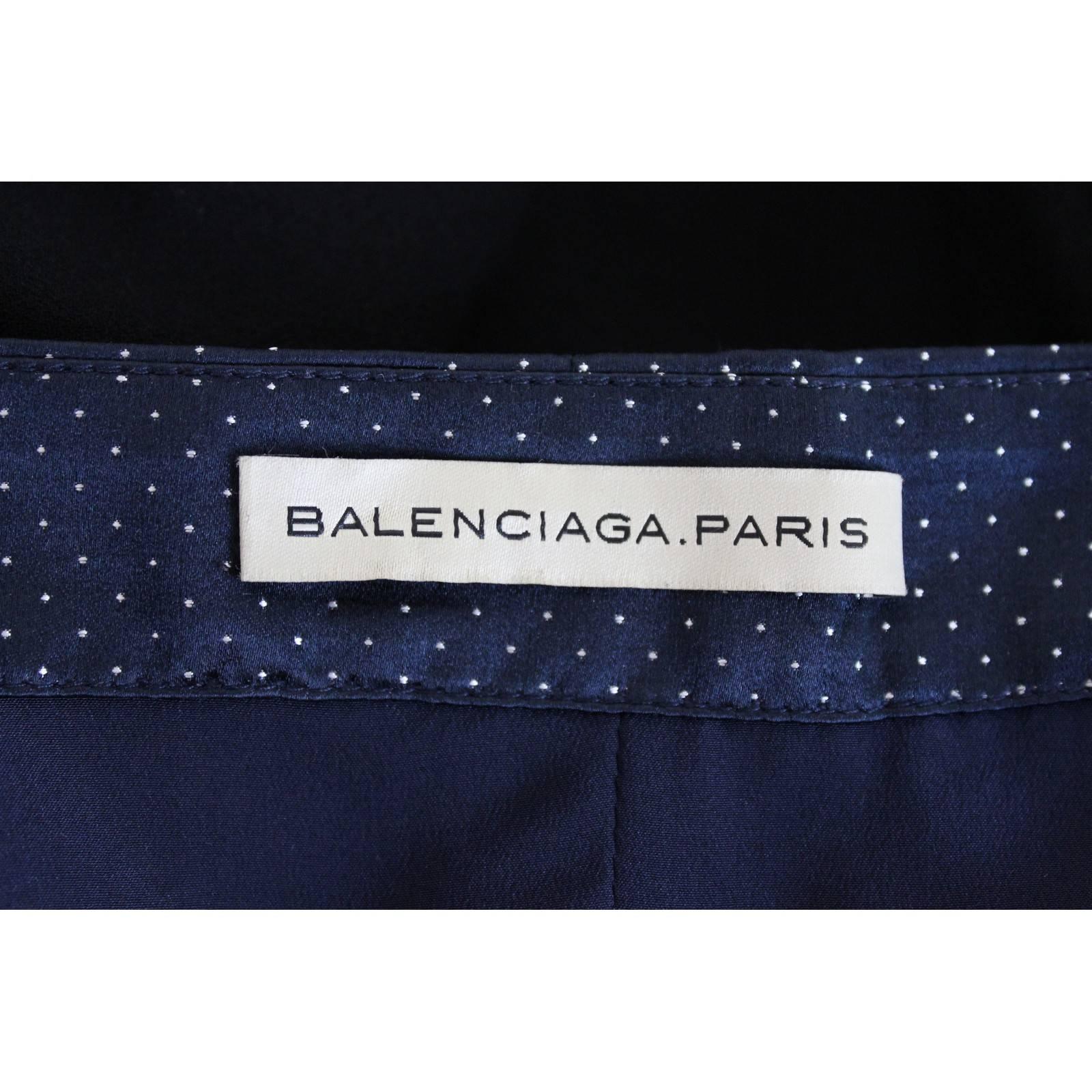 1990s Balenciaga Paris Black Top  For Sale 4