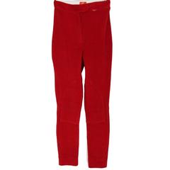 Vivienne Westwood cupro red pants trousers size 42 1990s women's vintage