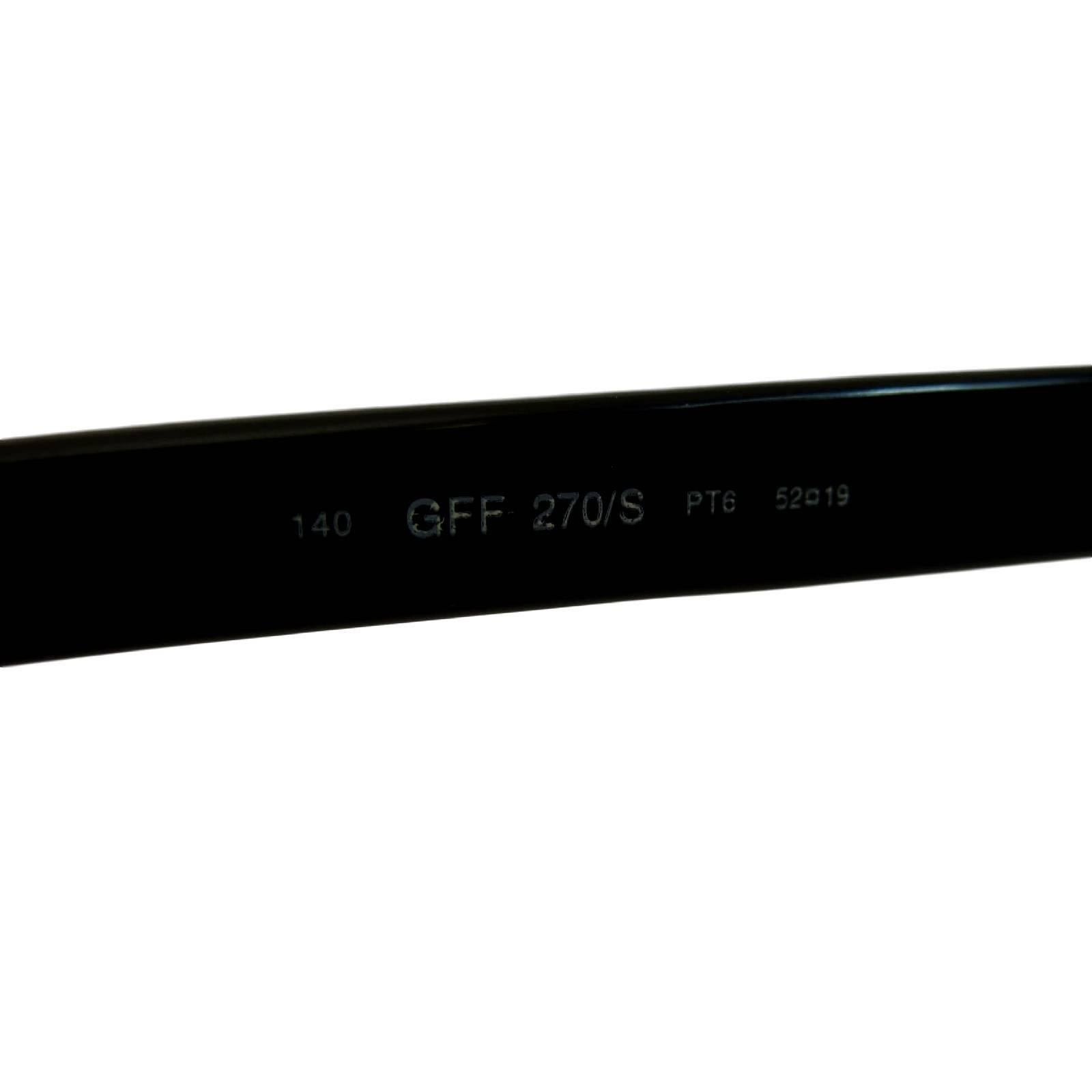 Gianfranco Ferre vintage sunglasses GFF 270/S bone and metal gold 1980s black 2
