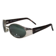 Gucci Vintage sunglasses GG2378/S tortoise and green bone metal silver