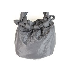 Ermanno Scervino gray shopping bag handbag polyester women’s 2000s