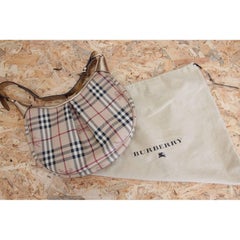Burberry leather beige gold hobo bag dustbag  shoulder bag women’s made italy