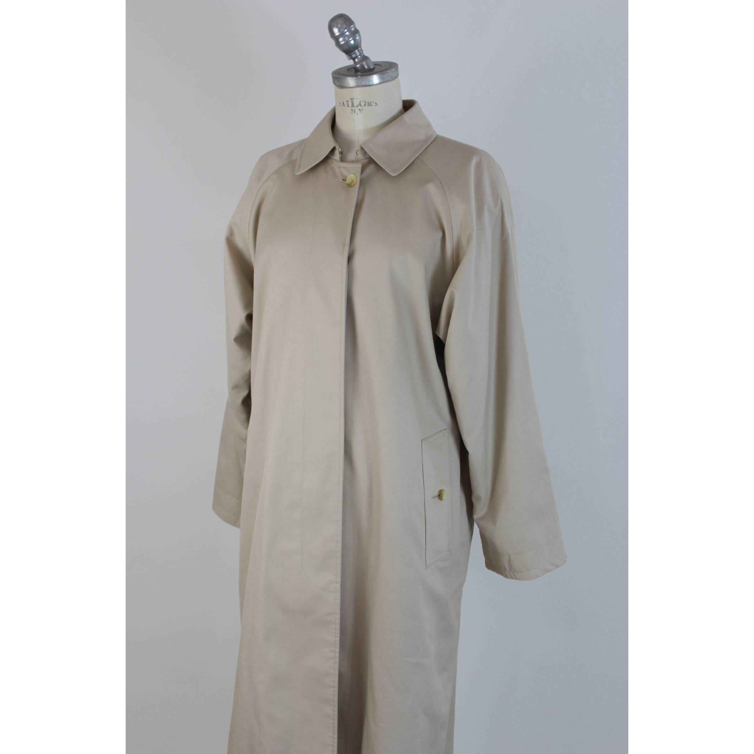 Women's Burberry Waterproof Cotton Beige United Kingdom, 1980s