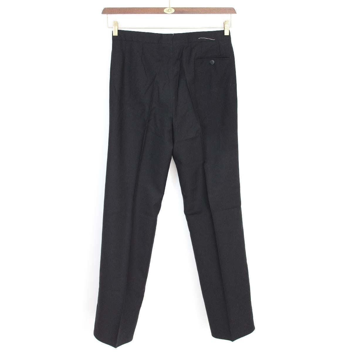 Brioni Complete Black Wool Smoking Pant Suit, Italian  2
