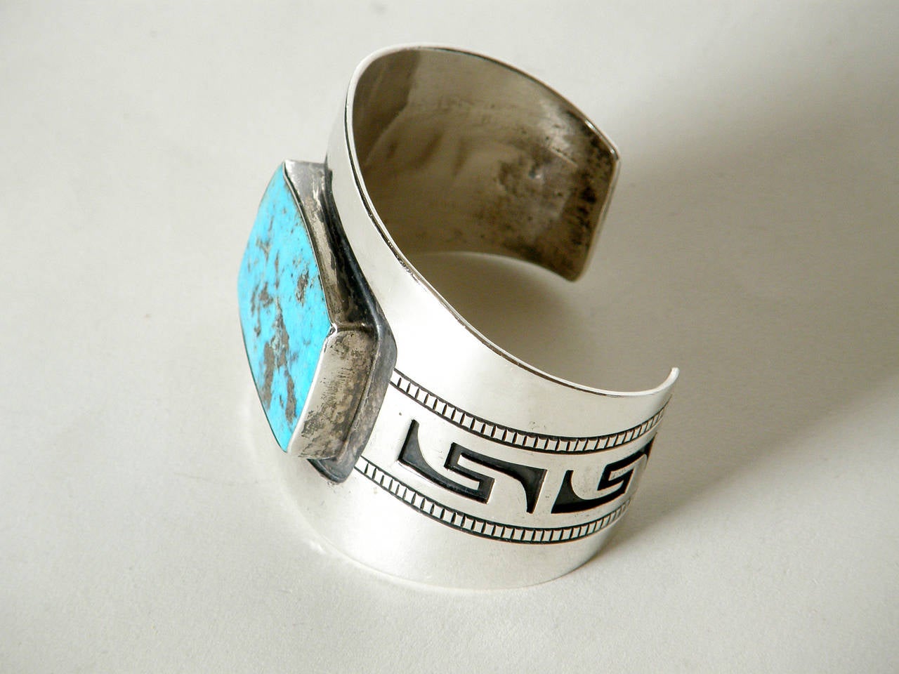hopi silver cuff bracelet