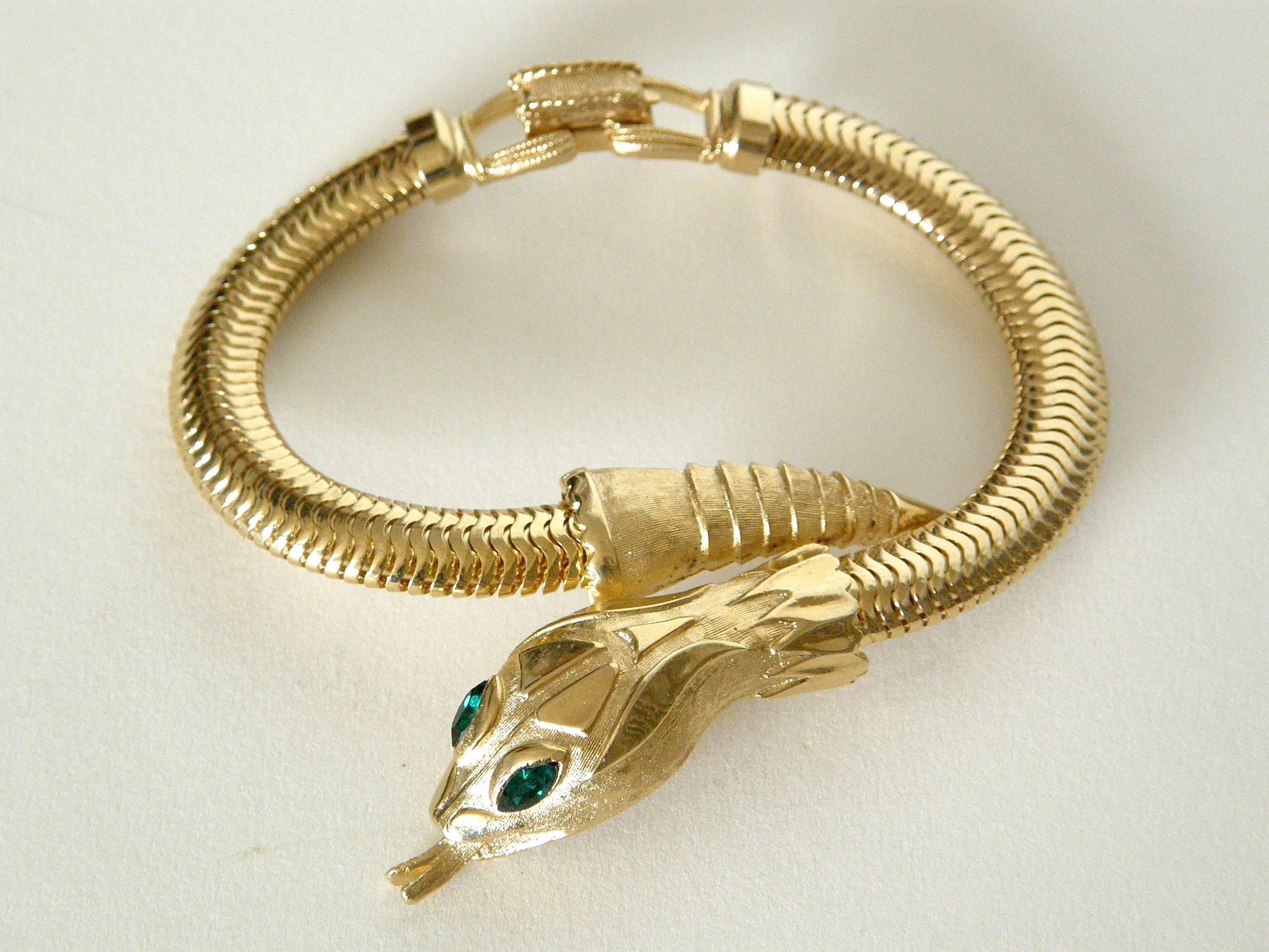 Francois for Coro Snake Necklace and Bracelet Set 2