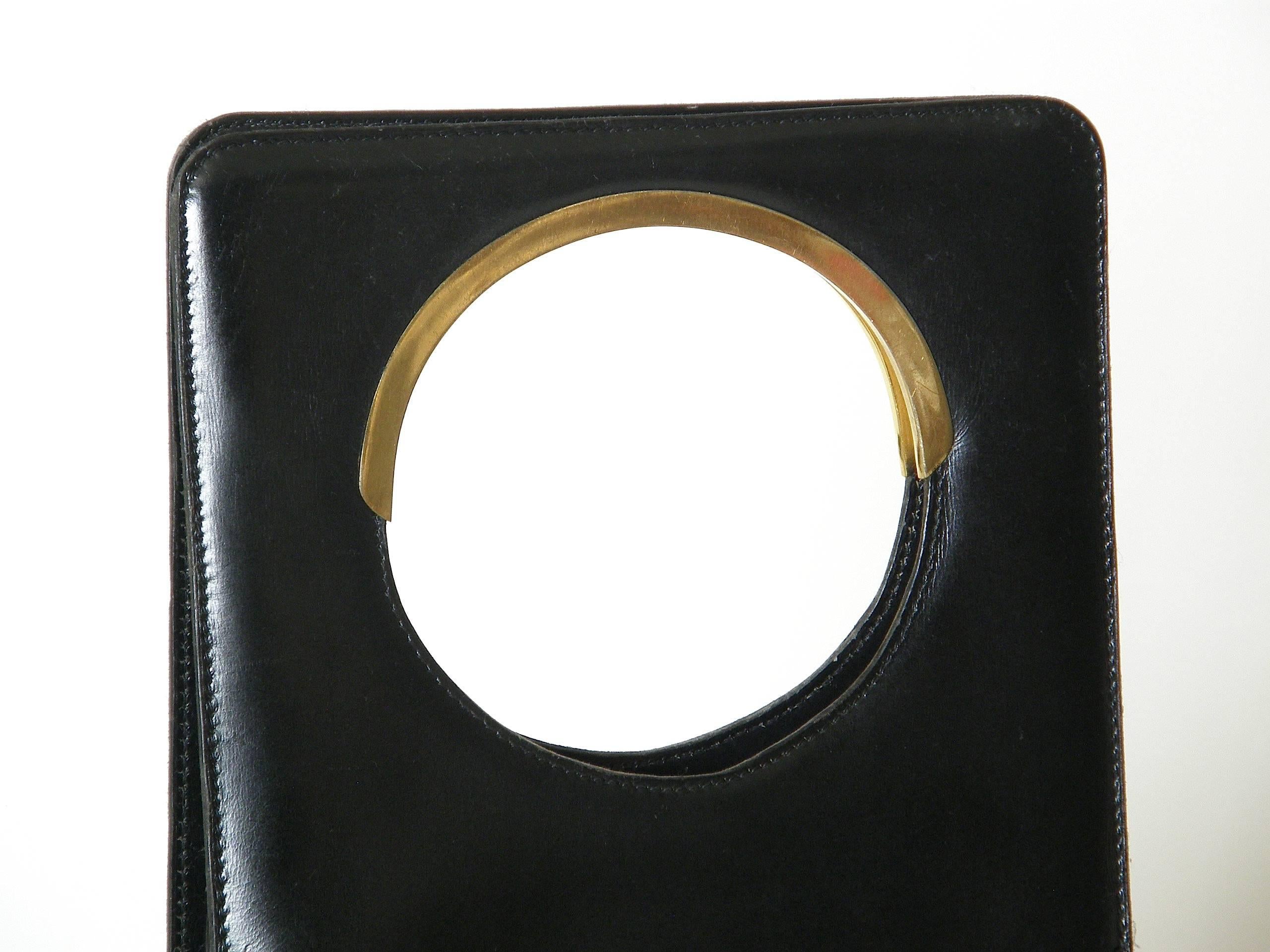 Pierre Cardin Black Leather Handbag 1
