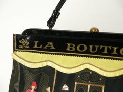 "La Boutique" Soure Handbag with Clothing Shop Storefront Display Windows Design