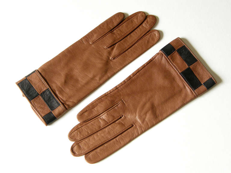 pierre cardin leather gloves