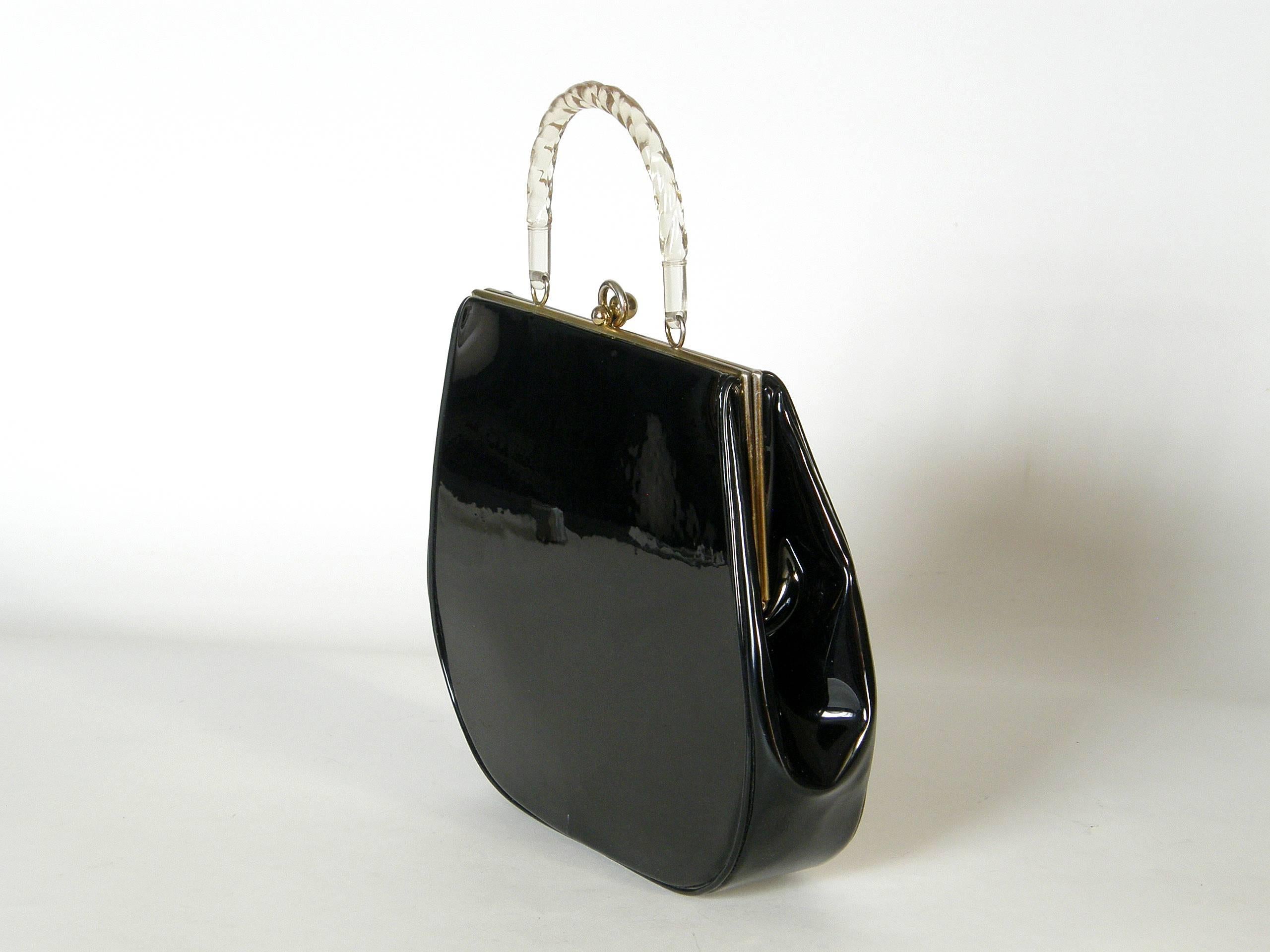 Garay Novelty Handbag with Newsstand Print Fabric  1