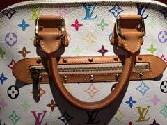 White Multicoloured Murakami Alma PM Handbag