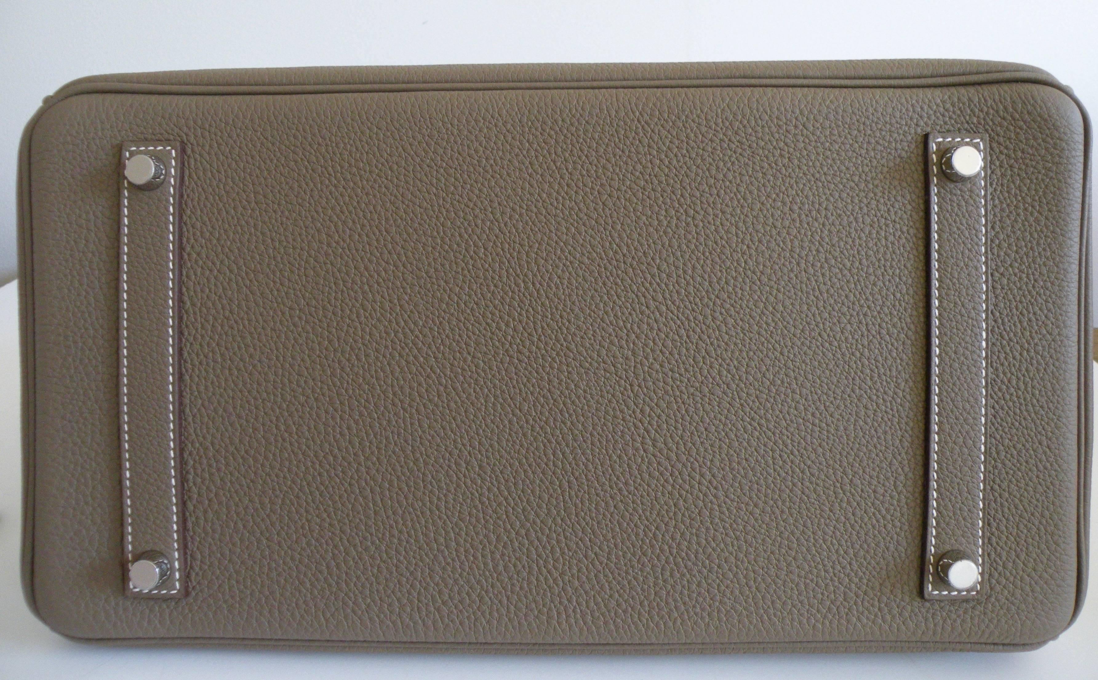 Hermes Birkin Bag 35cm Etoupe Palladium Hardware 1