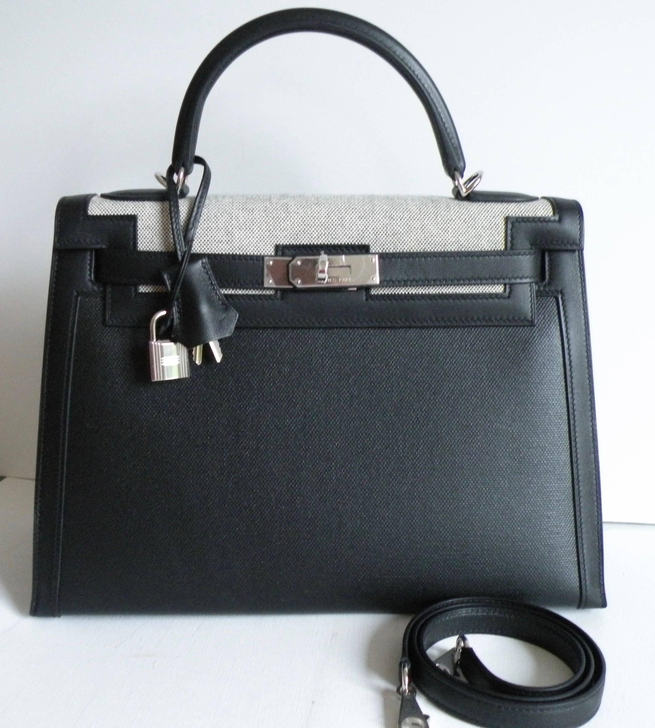 Hermes Limited Edition Collectors Kelly Bag Rare FindHermès
32cm Sellier Kelly Bag
Sellier Style which everyone wants
Hermes Limited Edition Bag 
This is a rare bag. It is a limited edition, and not many were released.  You probably will not see
