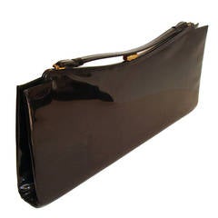 Vintage Rare & Amazing 21" Long Patent Clutch from 1960's