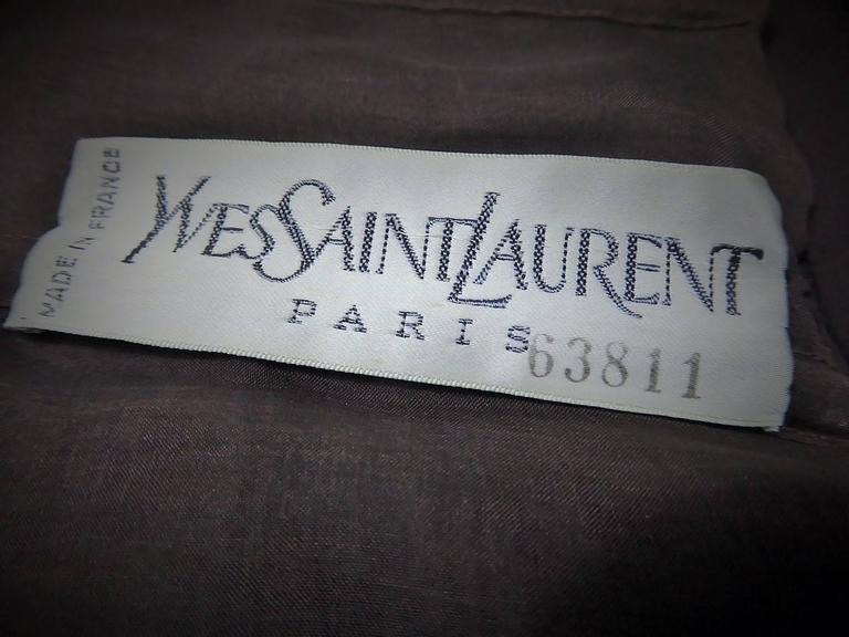 Yves Saint Laurent Haute Couture Dress n°63811 at 1stDibs | laurent ...