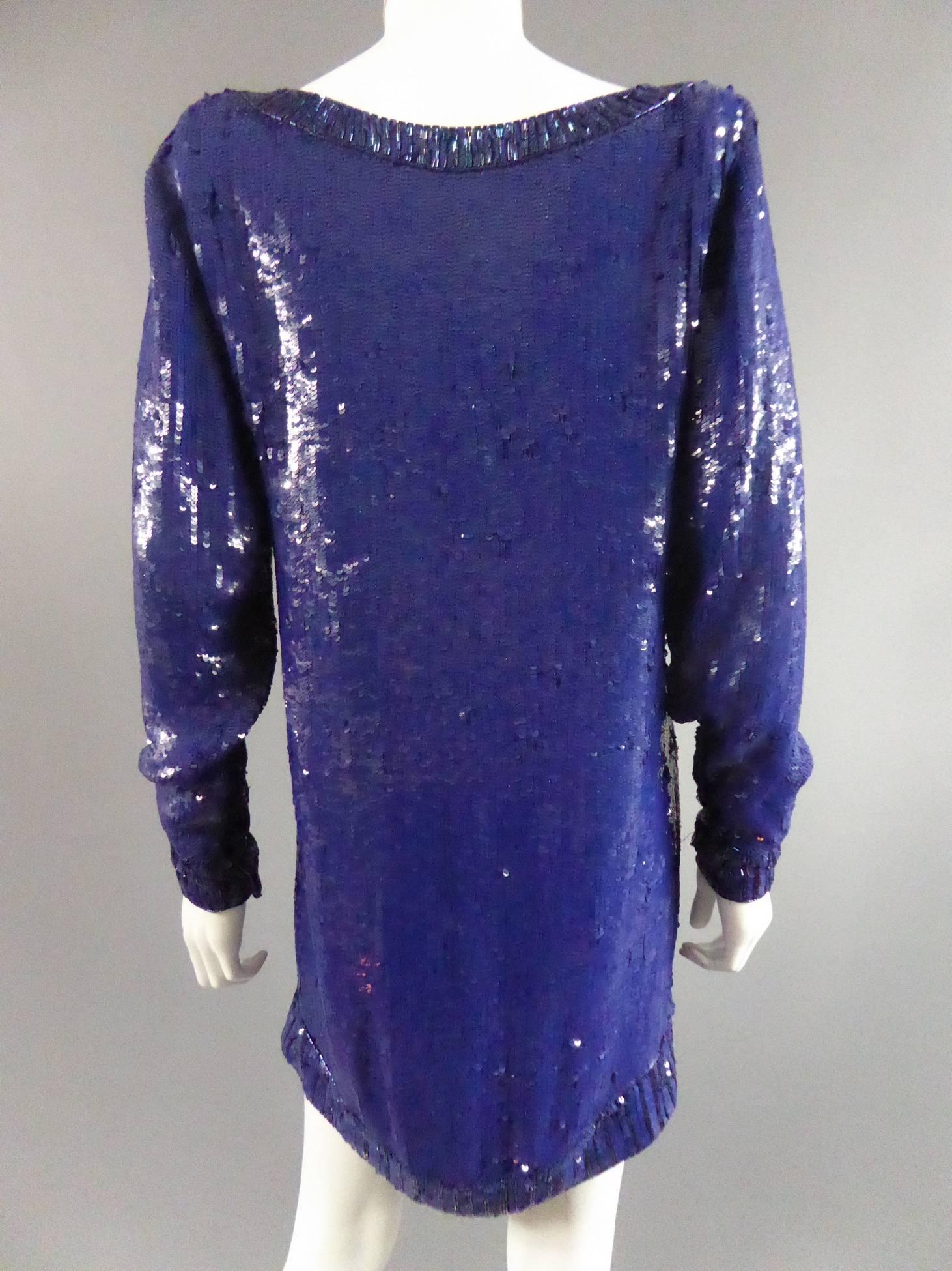 Yves Saint Laurent Rive Gauche Sweater Dress In Excellent Condition In Toulon, FR