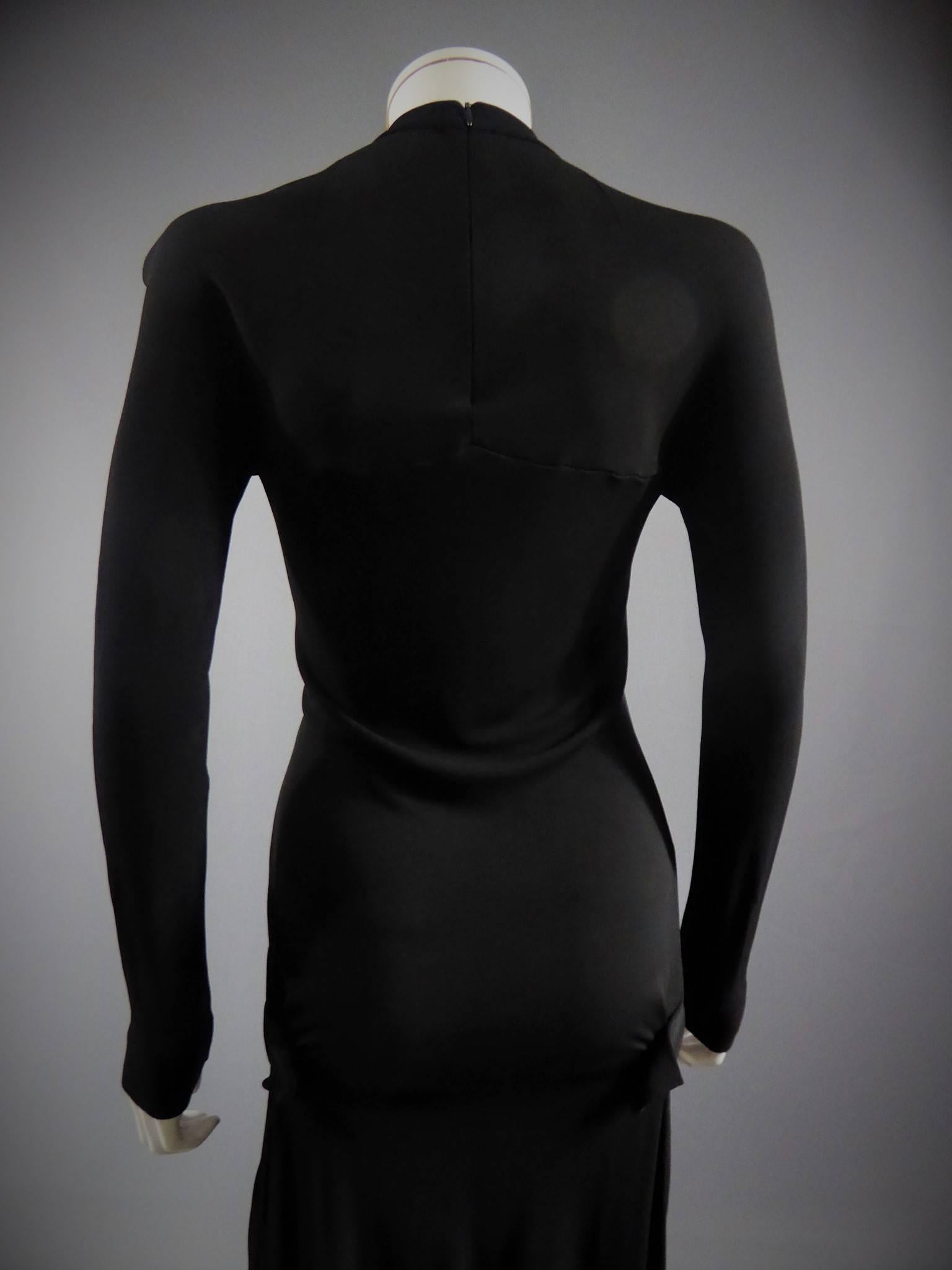 Black Balenciaga Dress