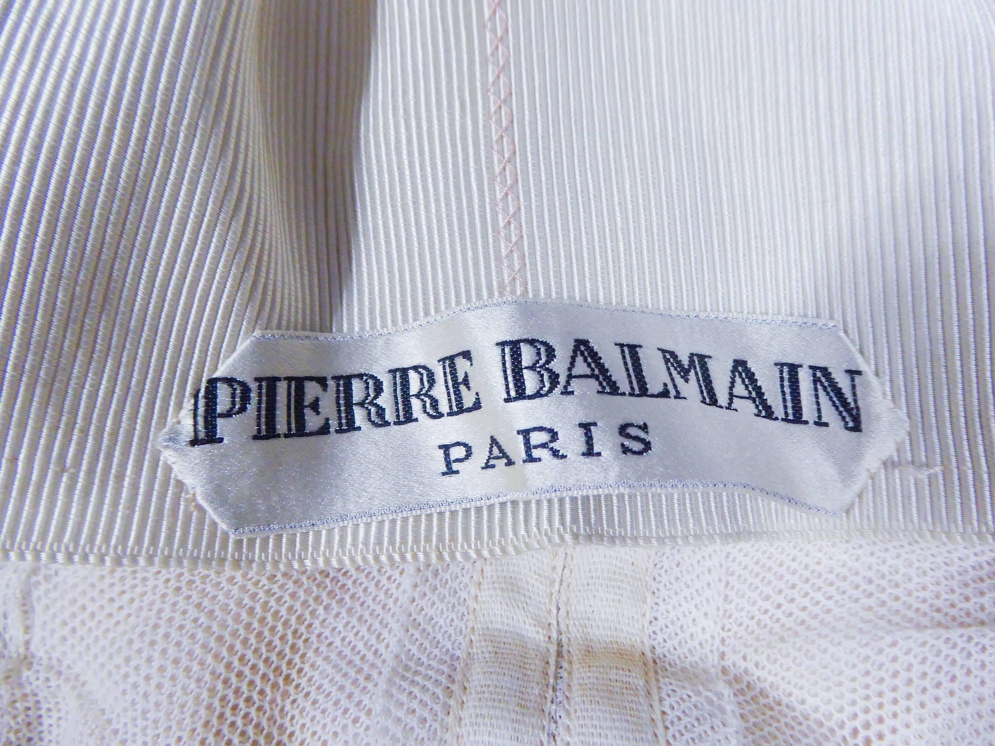 Pierre Balmain Haute Couture Numbered 113623, Circa 1990 2