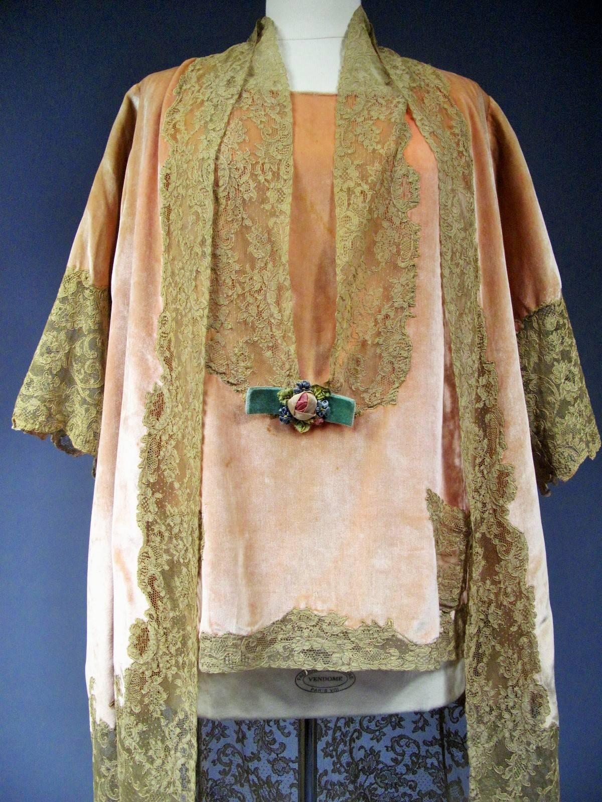 Women's Boué Soeurs Paris New York Haute Couture circa 1925