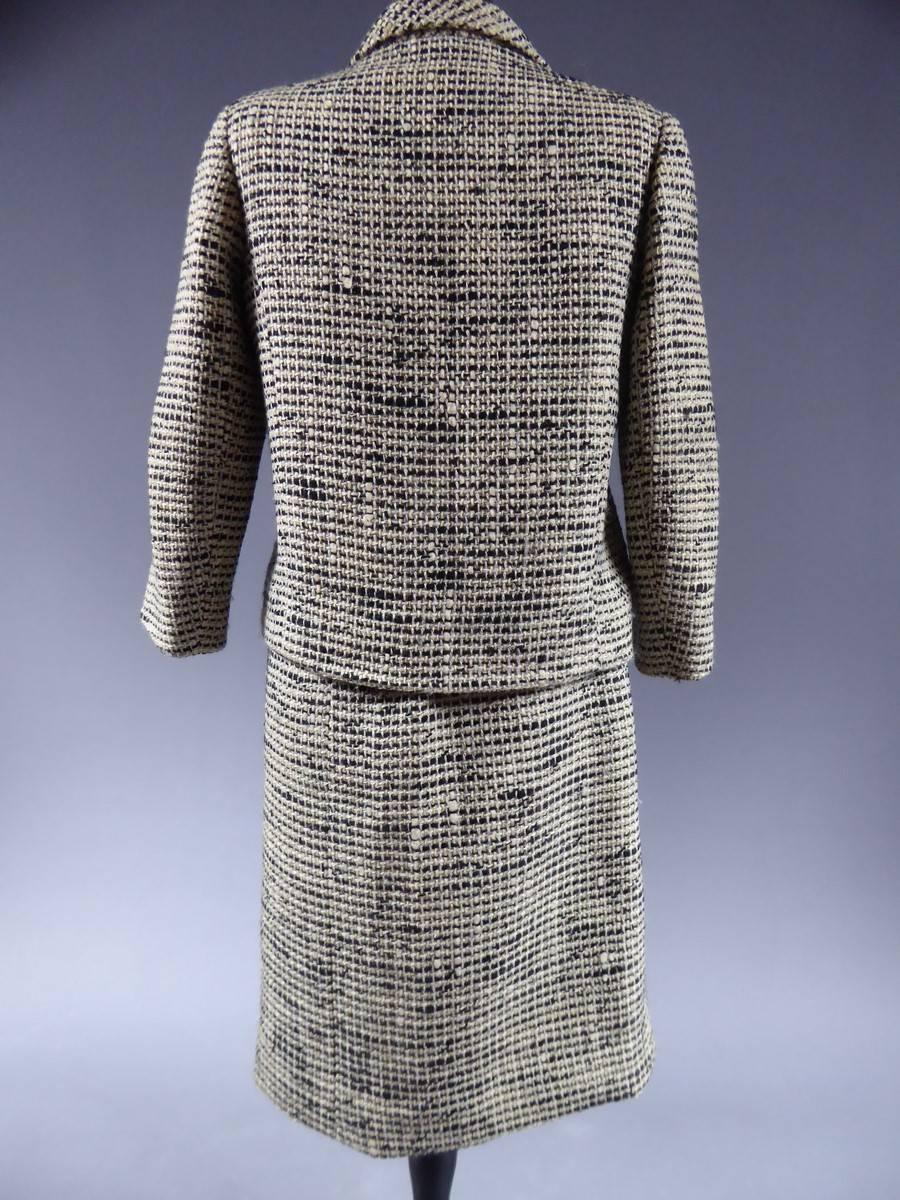 Gray Balenciaga / EISA Suit Haute Couture, Circa 1958 / 1963