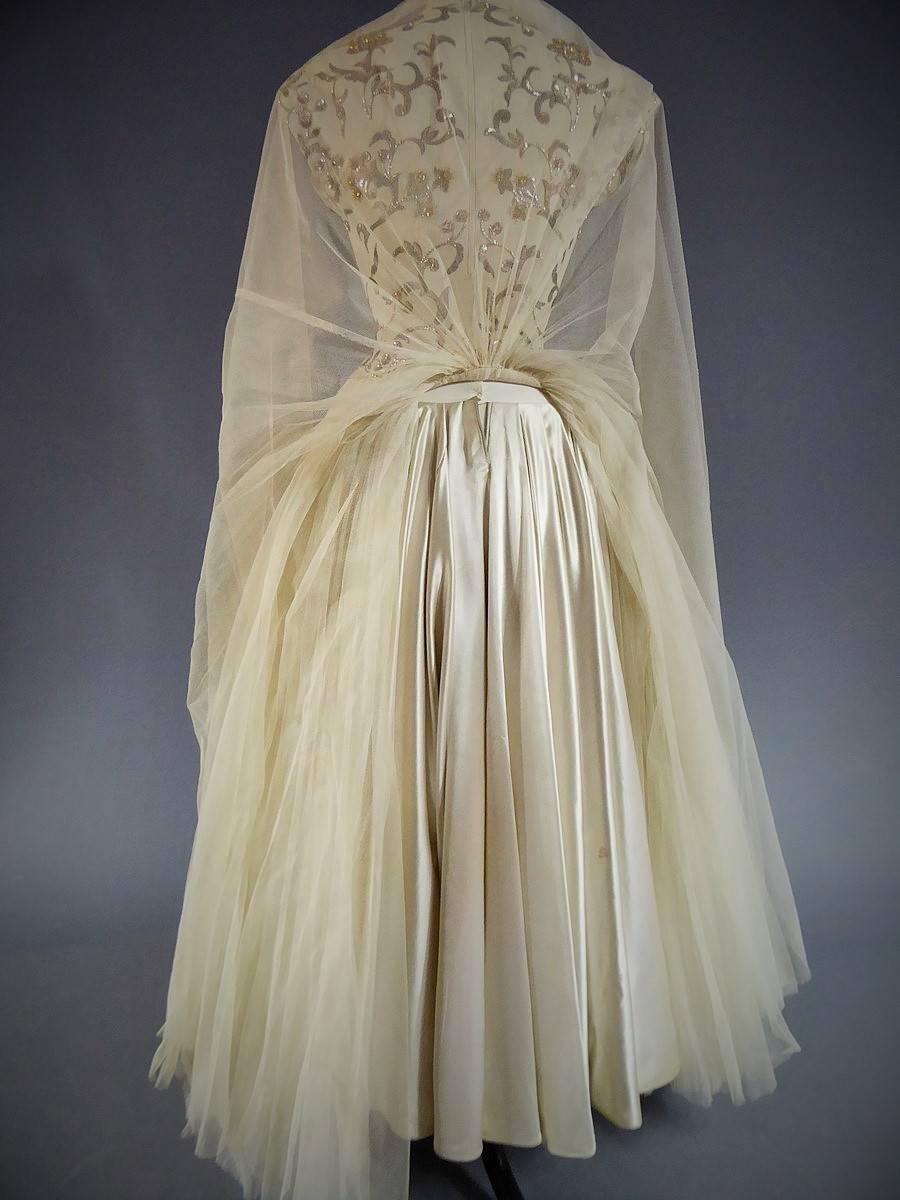 Jeanne Lanvin Catwalk Couture Gown Circa 1945/1950 1