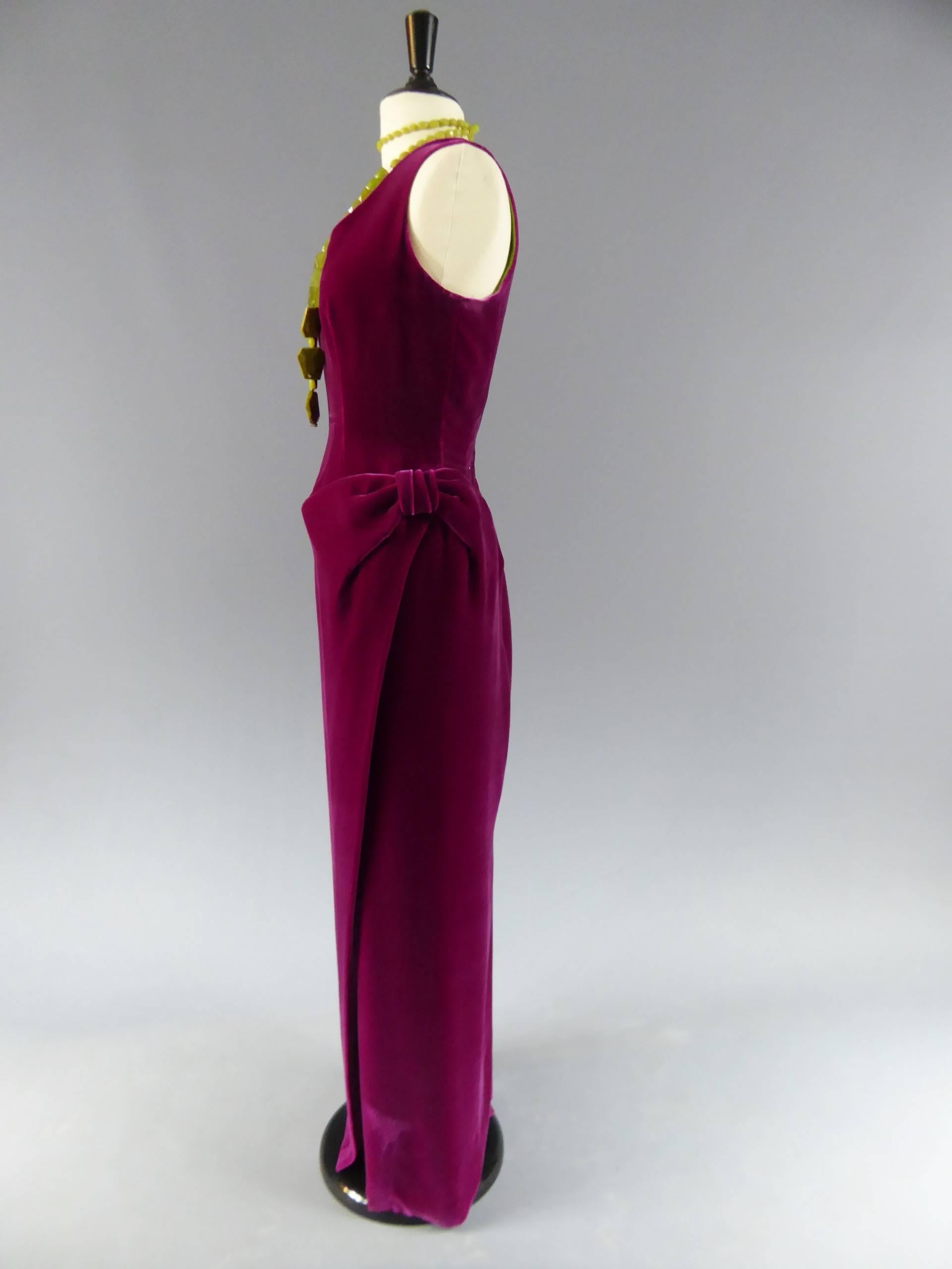 Red A Jean-Paul Gaultier Couture Velvet Set Belonging To Catherine Deneuve, 2004