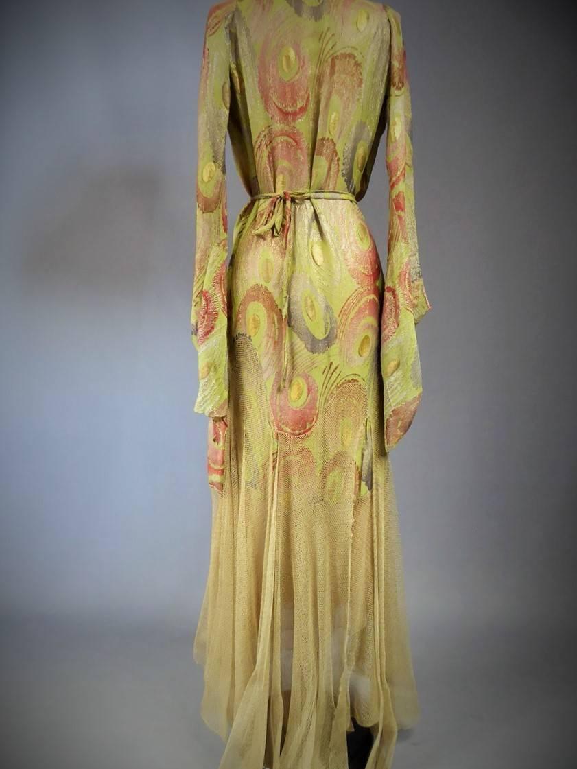 Abendkleid von Louise Boulanger Haute Couture um 1935 2