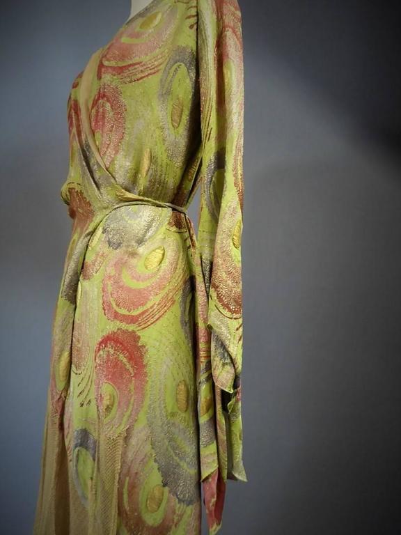 Evening Dress By Louise Boulanger Haute Couture Circa 1935 at 1stDibs ...