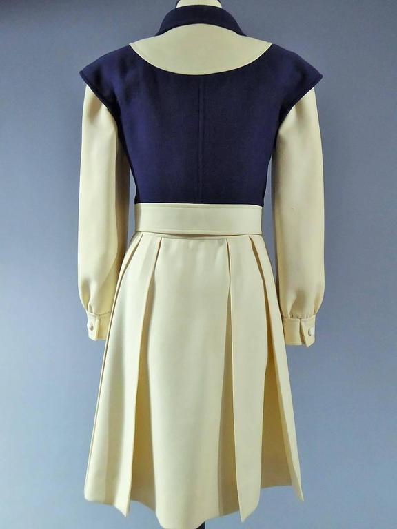 André Courrèges Haute Couture Veste et jupe, fin des années 1960 En vente  sur 1stDibs