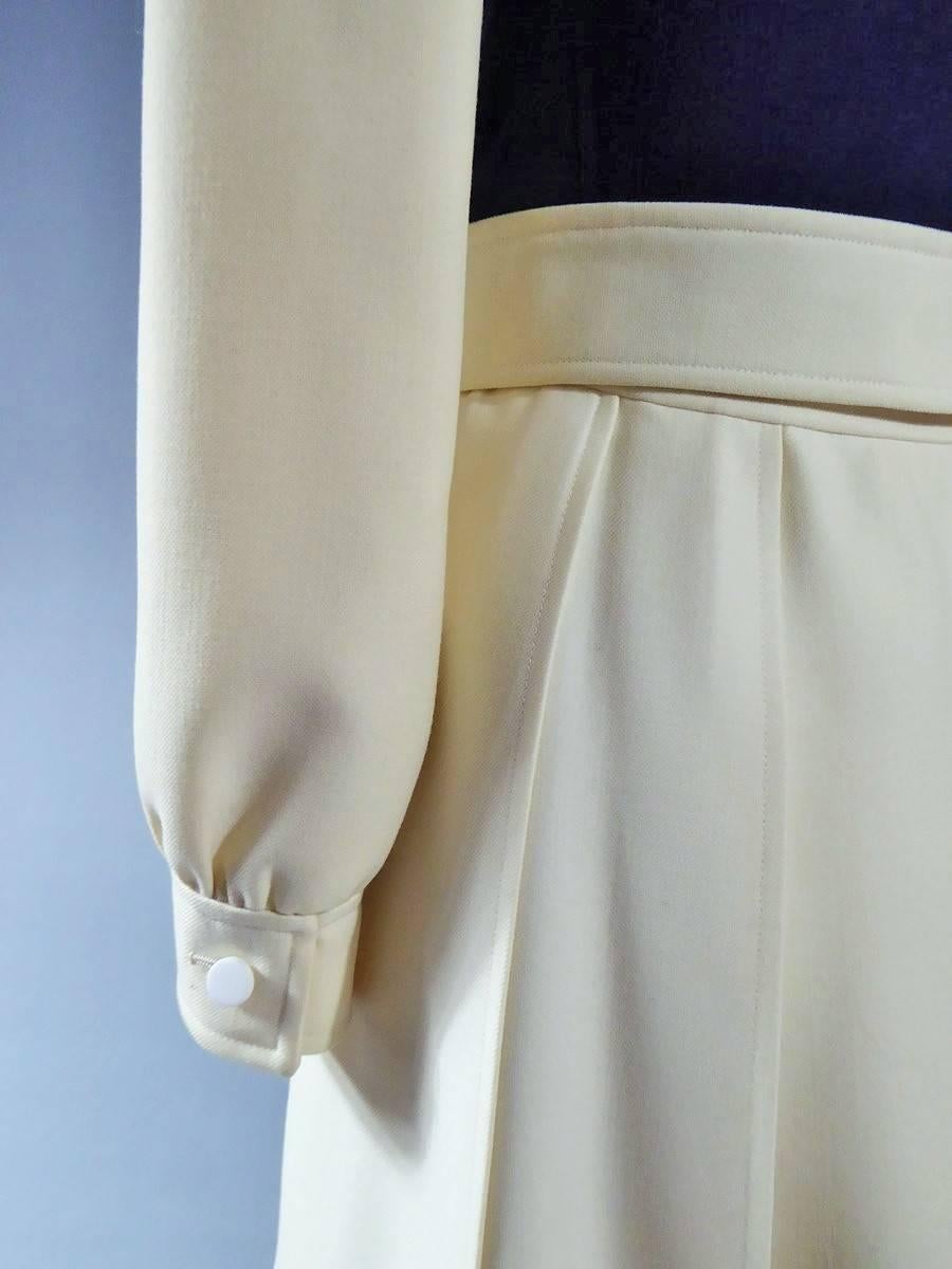 An André Courrèges Couture jacket and skirt - French late 1960s In Good Condition For Sale In Toulon, FR