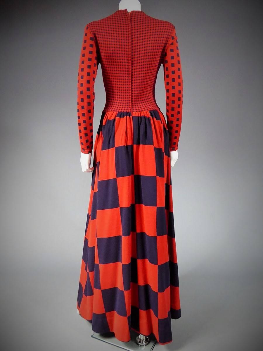 Rudi Gernreich Couture Dress In Good Condition In Toulon, FR