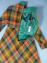 A Pierre Cardin Tartan Chasuble Dress - Fall Winter 1970/1971
