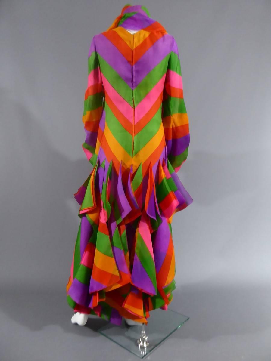 Pierre Cardin Haute Couture Evening Dress, circa 1970 2