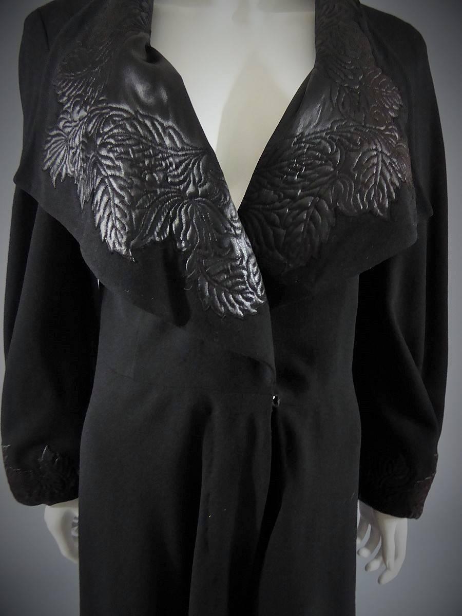 Haute Couture Evening Coat By Philippe et Gaston Circa 1935/40 1
