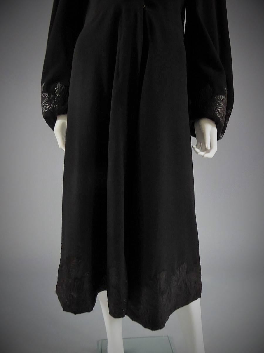 Haute Couture Evening Coat By Philippe et Gaston Circa 1935/40 2