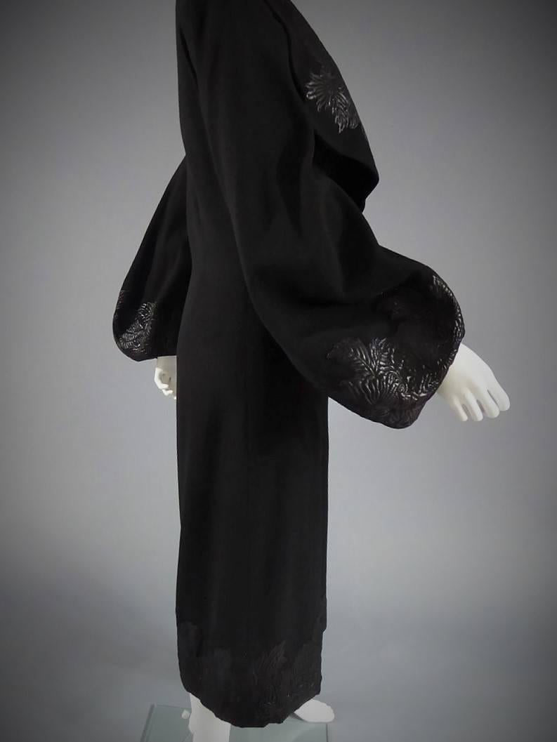 Haute Couture Evening Coat By Philippe et Gaston Circa 1935/40 3