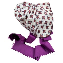 Un berretto francese in chintz - Vallée de le Roya- Nizza Circa 1880