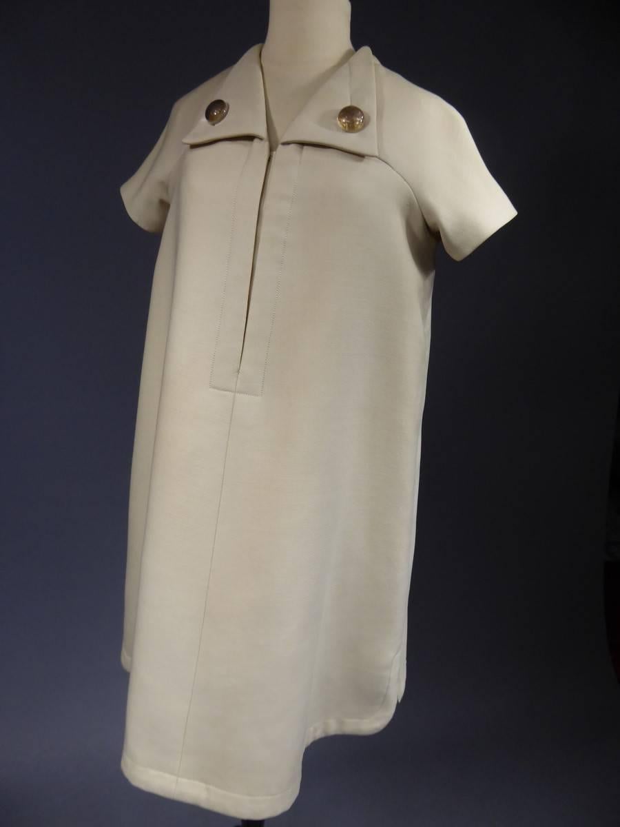 Jeanne Lanvin Haute Couture n ° 3598 dress In Excellent Condition In Toulon, FR