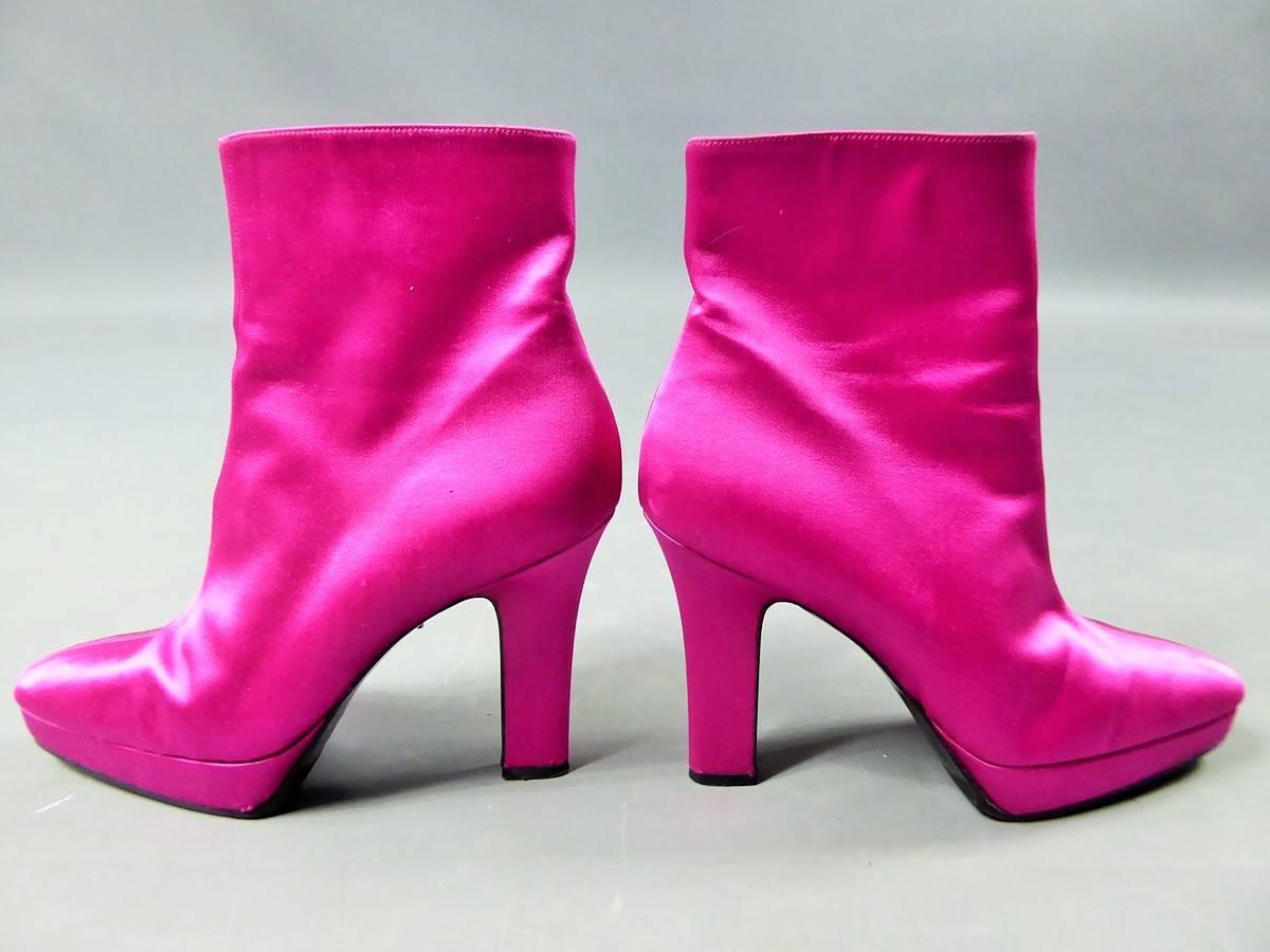 shocking pink shoes