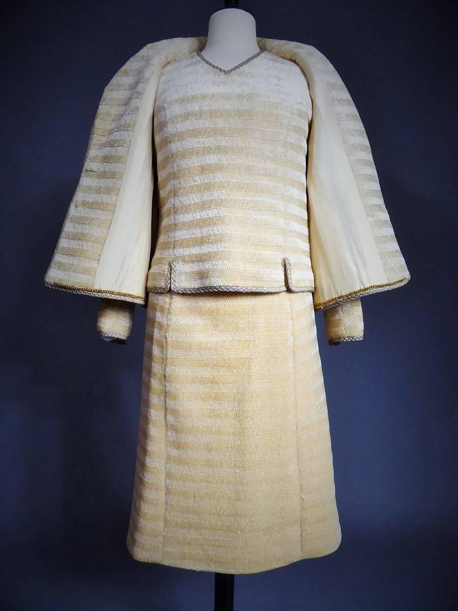 Chanel Haute Couture Suit, Circa 1970 In Good Condition In Toulon, FR