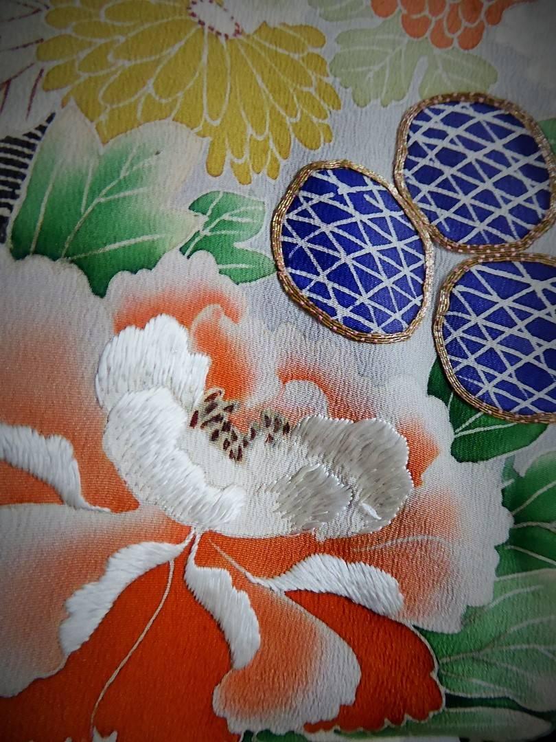 Brown Japanese Furisode Kimono Of Ceremony Circa 1930